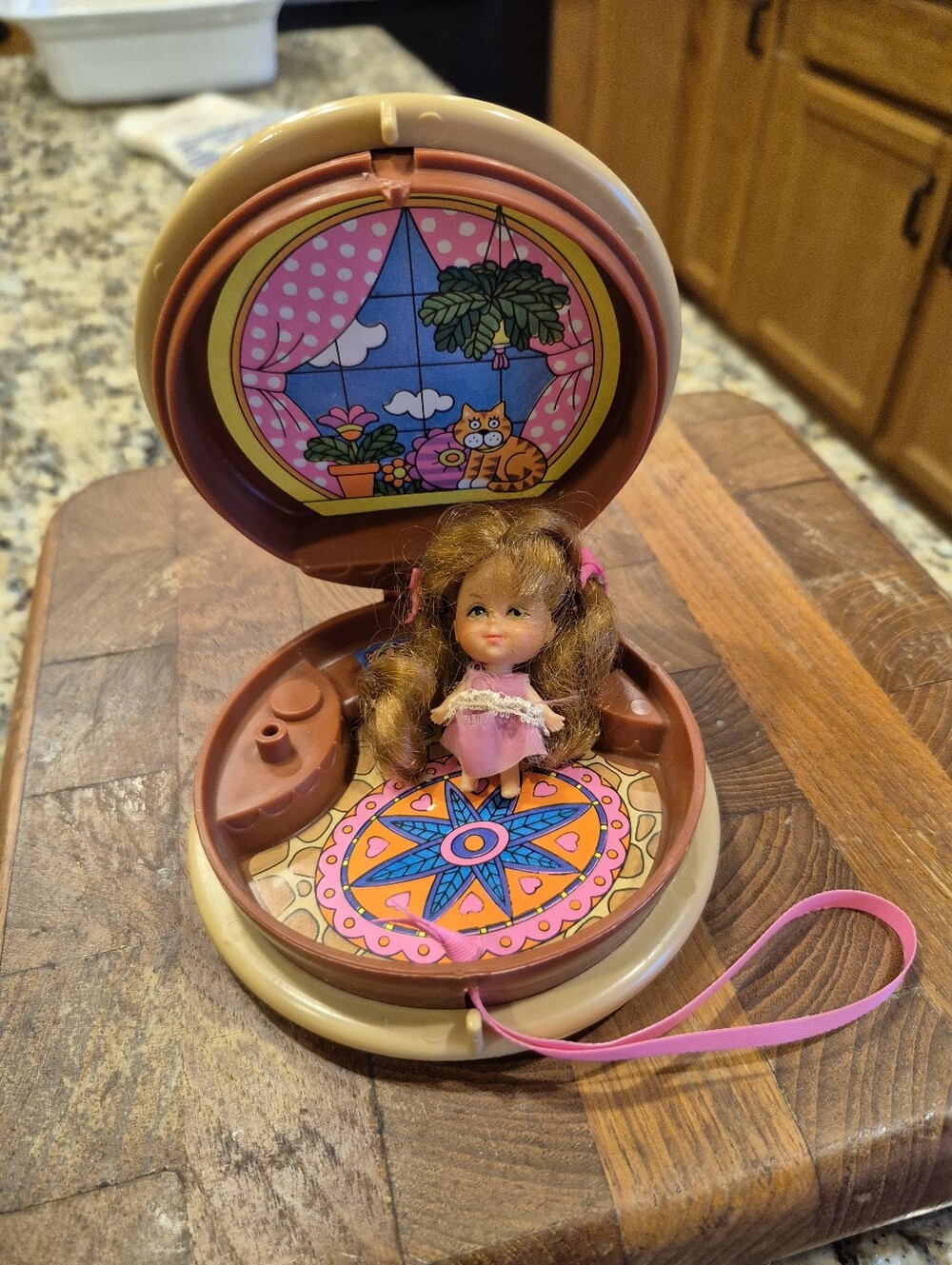 1970's Little Kiddles Doll and Mini Doll House